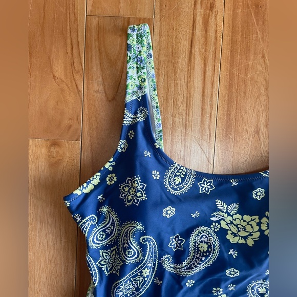 Aerie Light Blue One-Piece Swimsuit - Picture 3 of 5